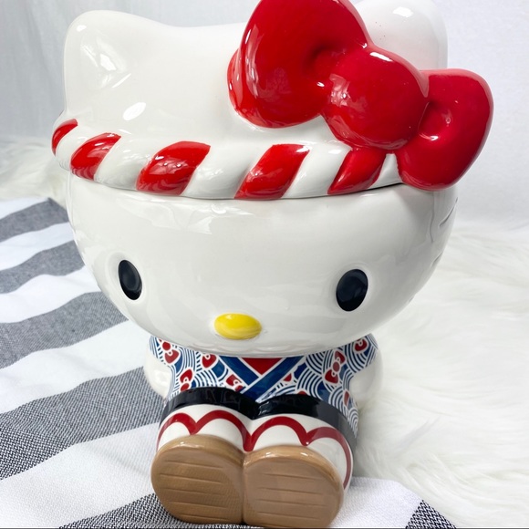 Hello Kitty Other - 🍪 Hello Kitty Omatsuri Ceramic Cookie Jar